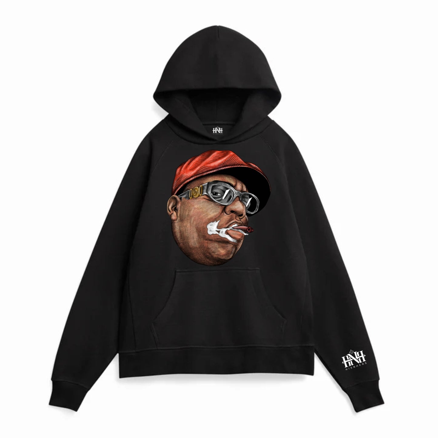 BIGGIE SMALLS HOODIE IN BLACK